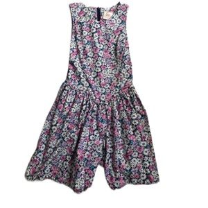 Vintage Eber San Francisco Floral Romper Made in USA